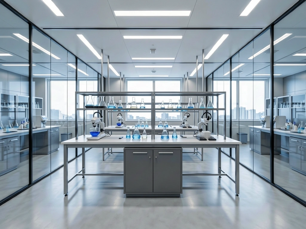 Modern laboratory reflecting precision and technology
