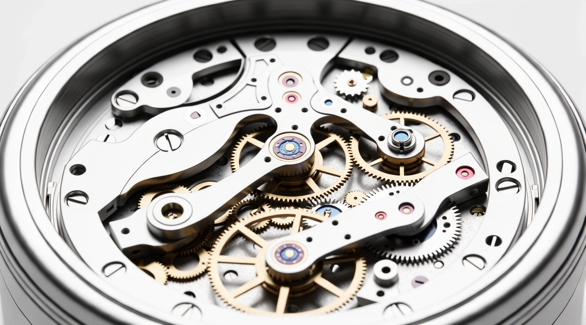 Precision machinery representing data accuracy